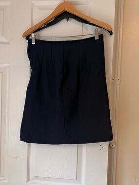 Danielle B Navy Pencil Skirt with Tailored Seams